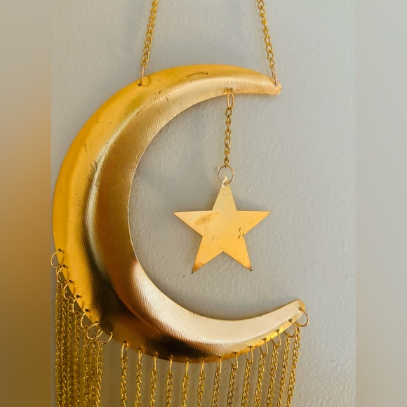 Brass Moon & Star - Picture 2 of 2